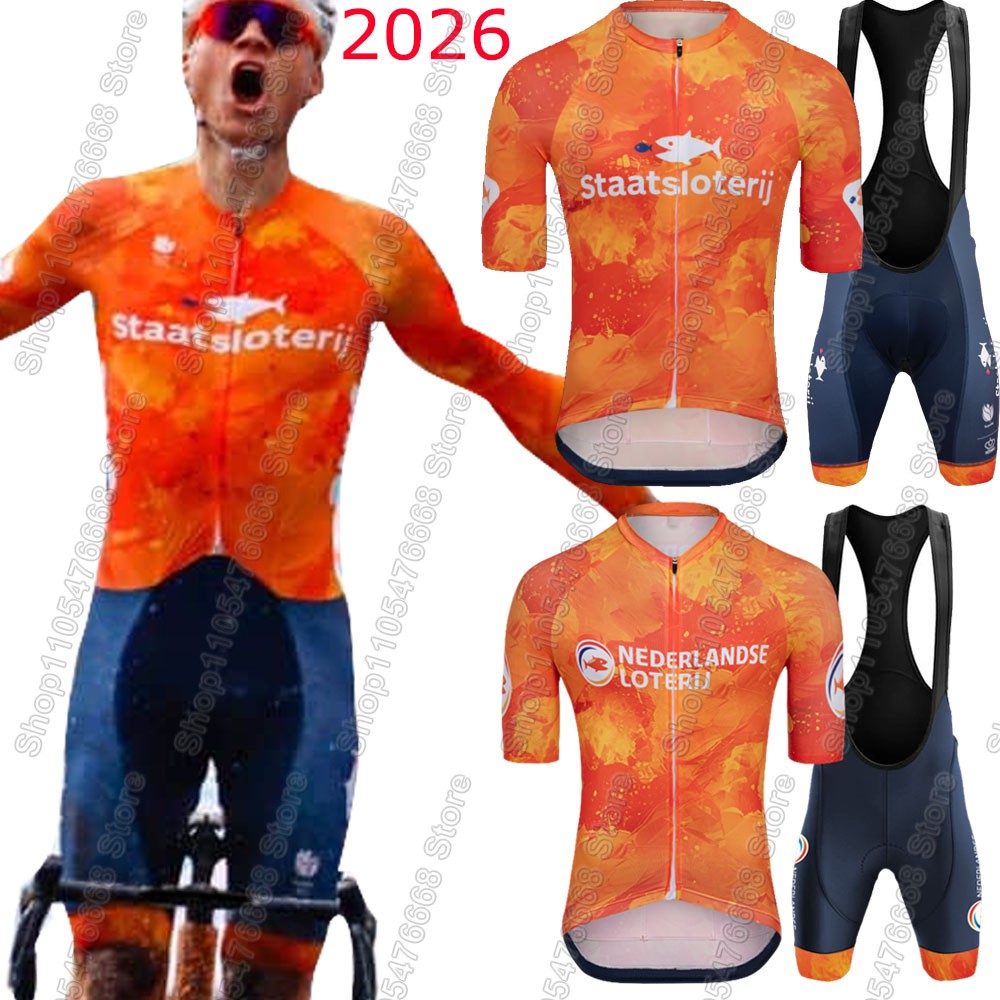 Cycling Commute Shorts - Zestaw kolarski Holandia 2026, strój reprezentacji