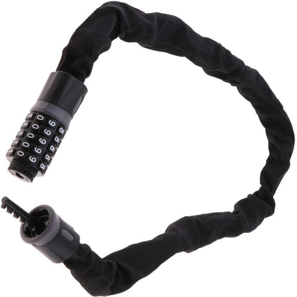 Chain Lock Combination - Uniwersalny 5-cyfrowy zamek łańcuchowy na rower,