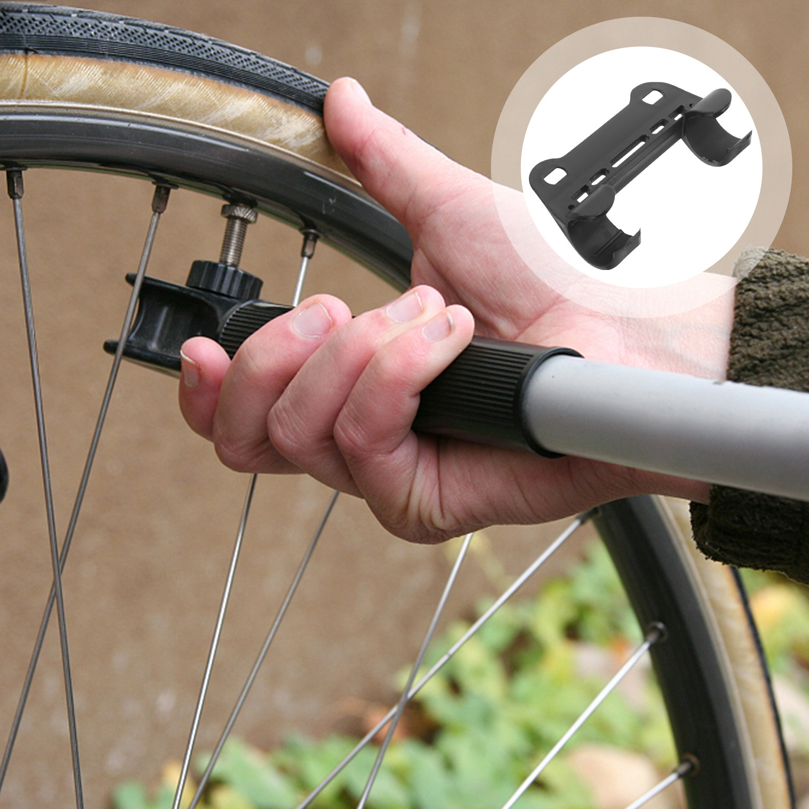 Bike Pump Frame Mount - 5 szt. Profesjonalny uchwyt na pompkę