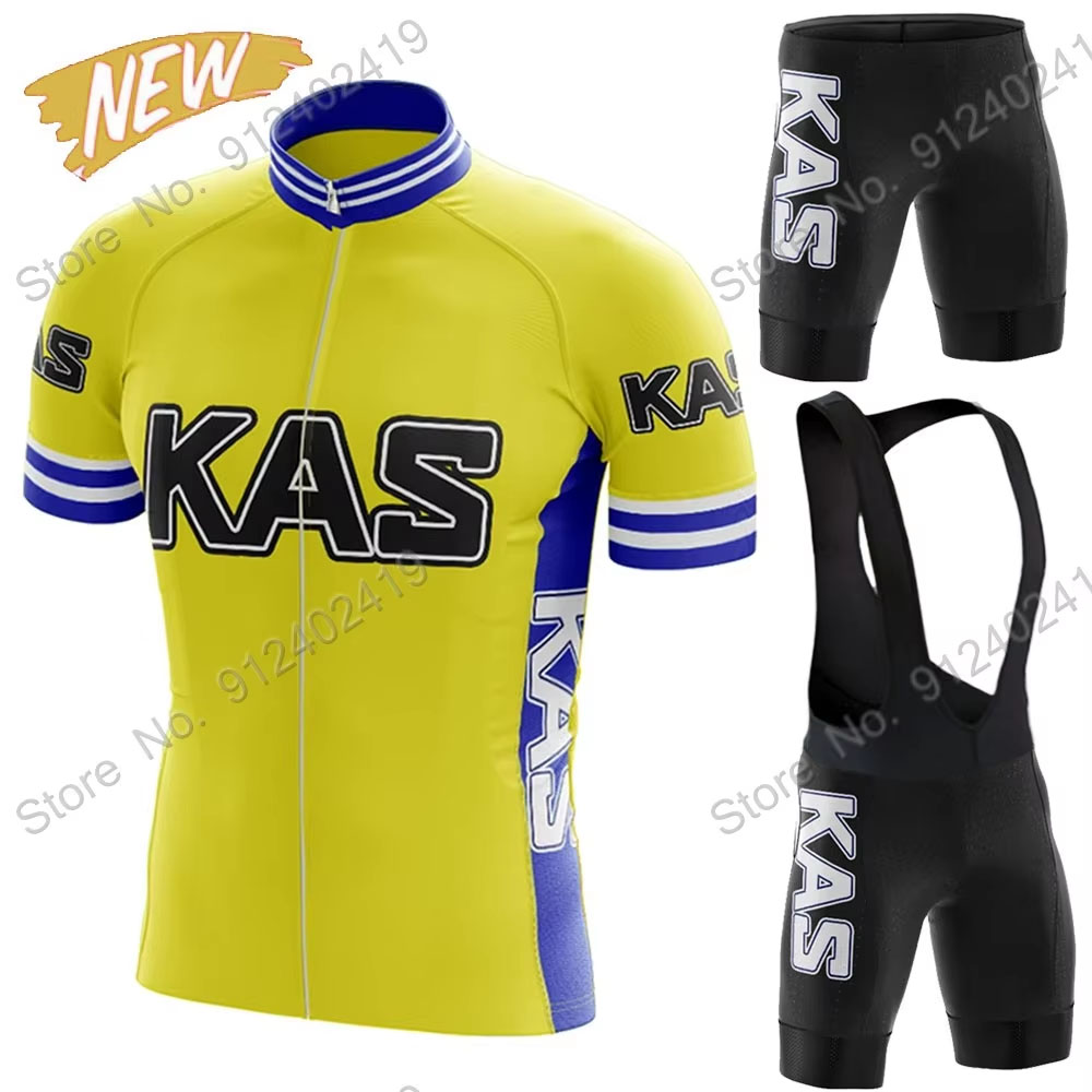 Cycling Commute Shorts - Nowy Zestaw Kolarski Retro Kas Team