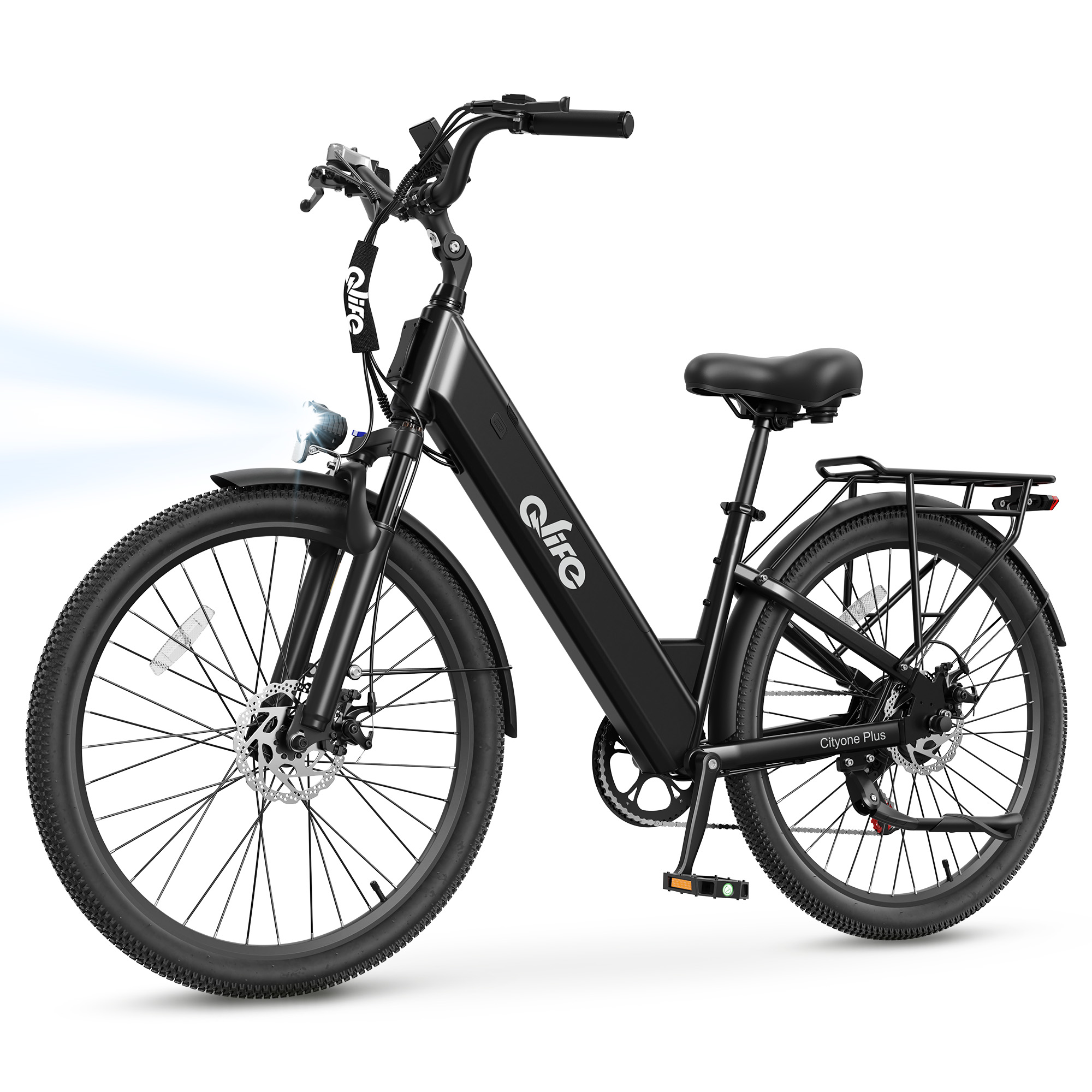 Commuter Biking - Rower elektryczny Qlife Cityone Plus St
