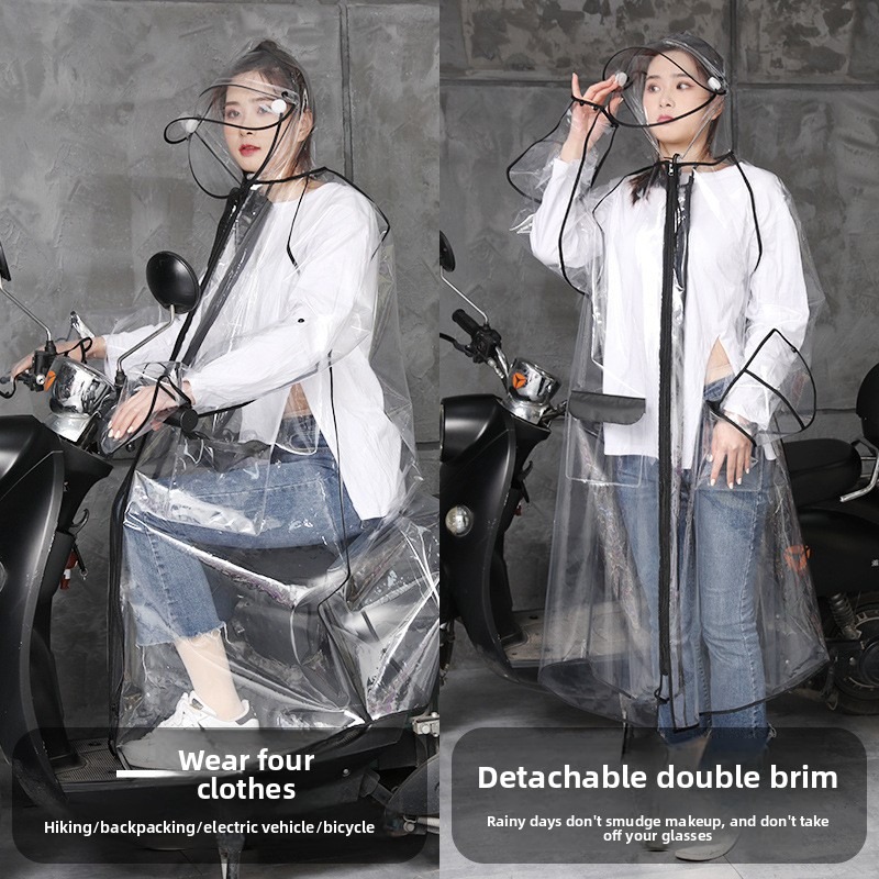 Przezroczyste poncho przeciwde – Cycling Commute Rain recenzja i cena