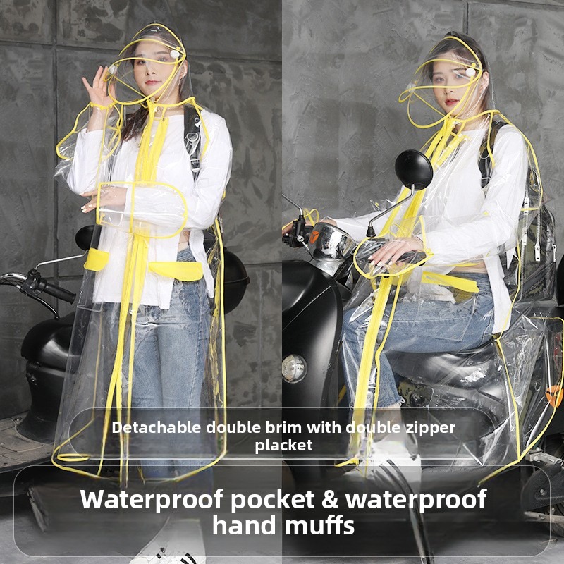 Przezroczyste poncho przeciwde – Cycling Commute Rain recenzja i cena