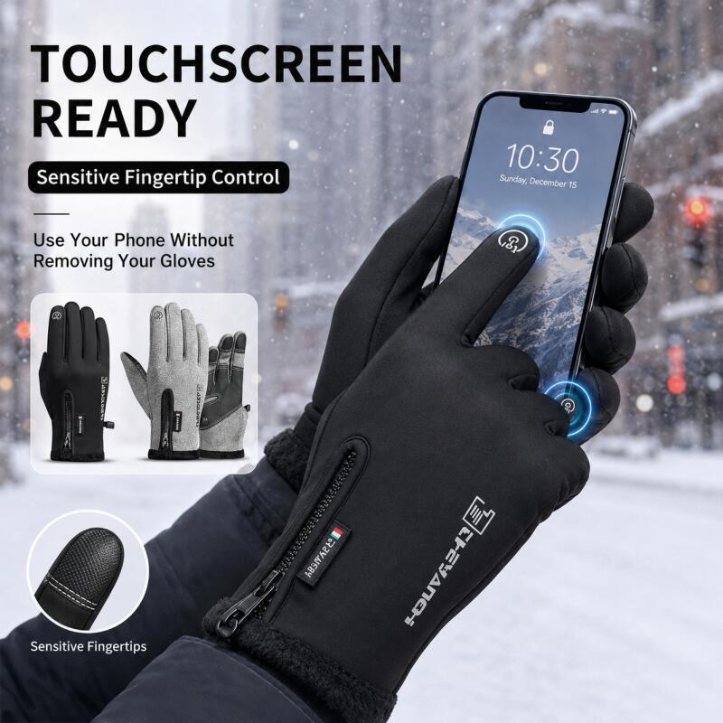 Zimowe ciepłe rękawiczki dotyk – Winter Cycling Commute recenzja i cena