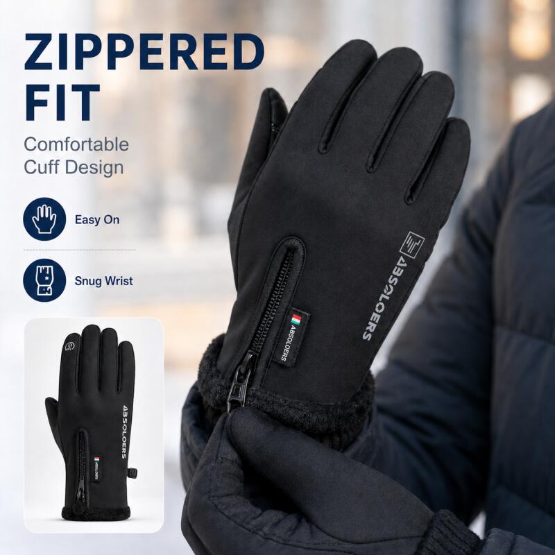 Zimowe ciepłe rękawiczki dotyk – Winter Cycling Commute recenzja i cena