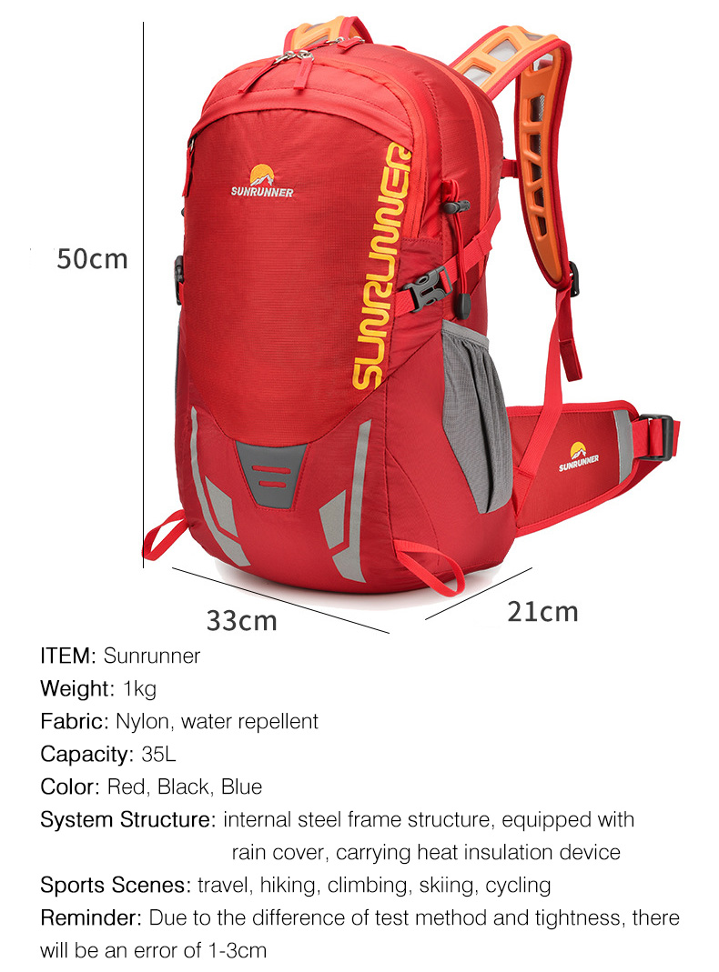 Plecak turystyczny 35L, duża p – Cycling Commuter Backpack recenzja i cena