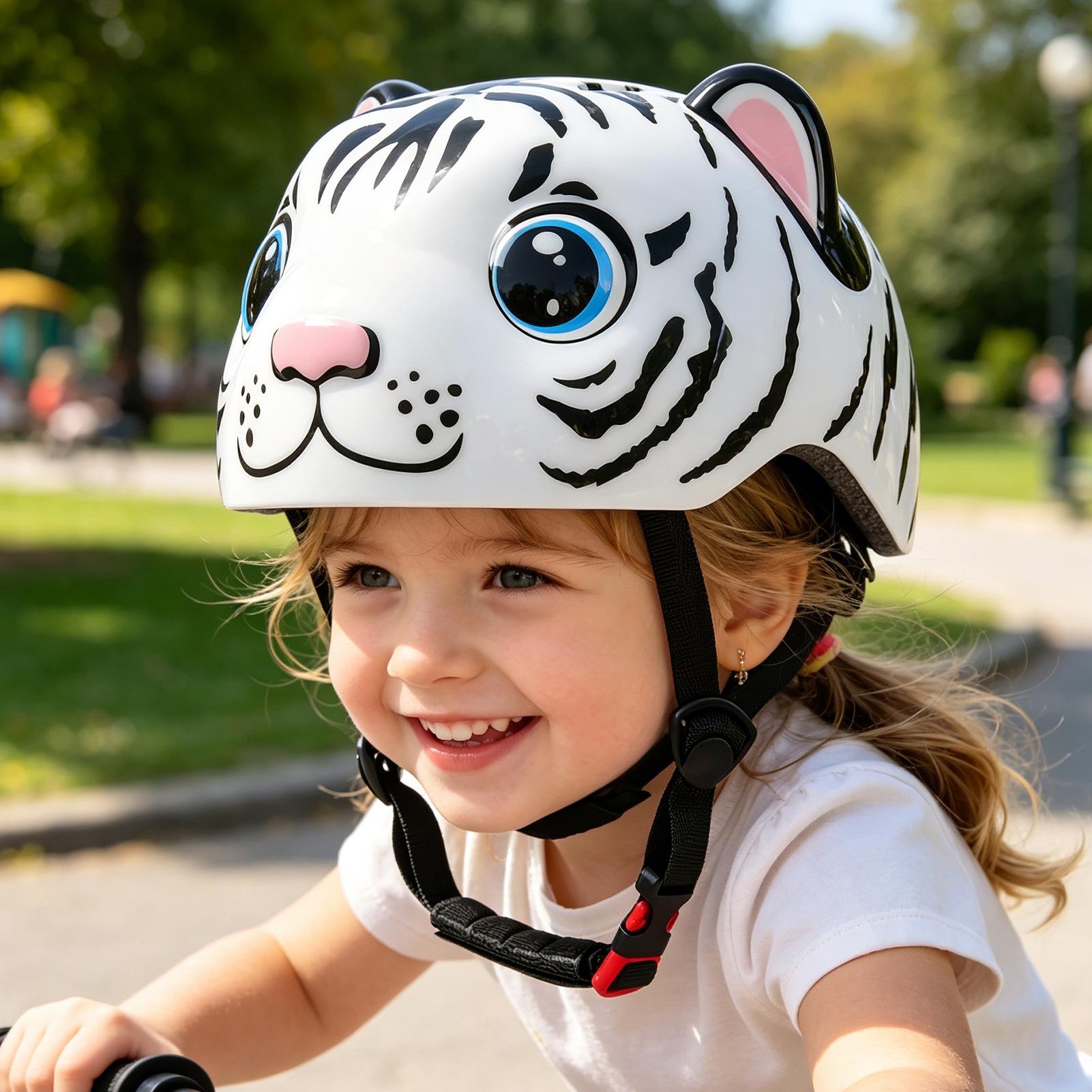 Kask dla dzieci wzór tygrysia  – Commute Cycling Helmet recenzja i cena