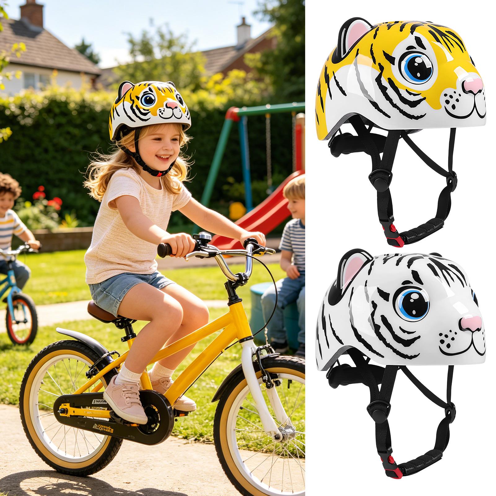Kask dla dzieci wzór tygrysia  – Commute Cycling Helmet recenzja i cena