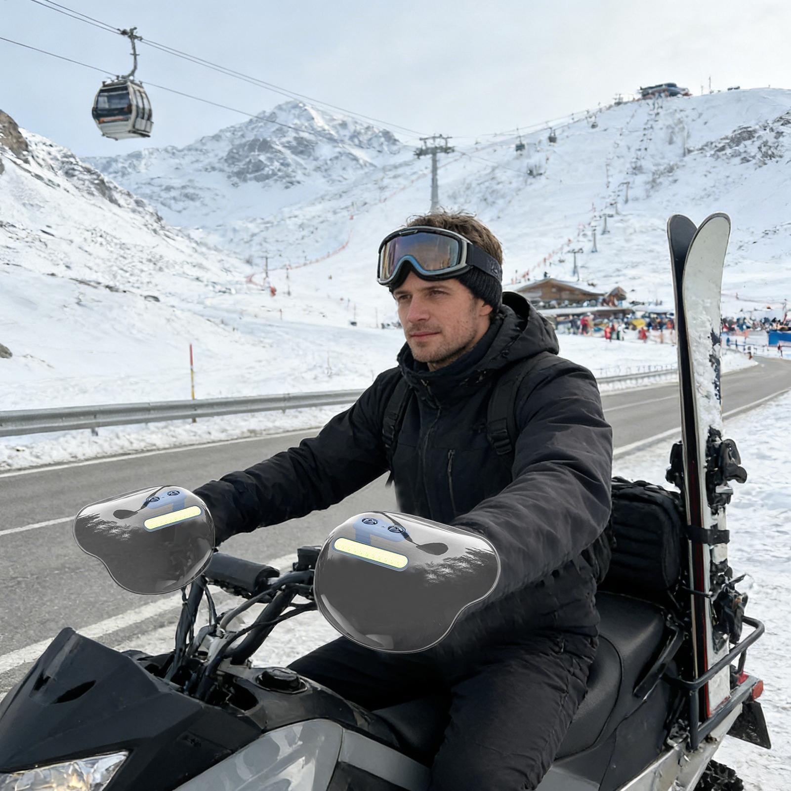 Zimowe osłony na dłonie do sku – Winter Cycling Commute recenzja i cena