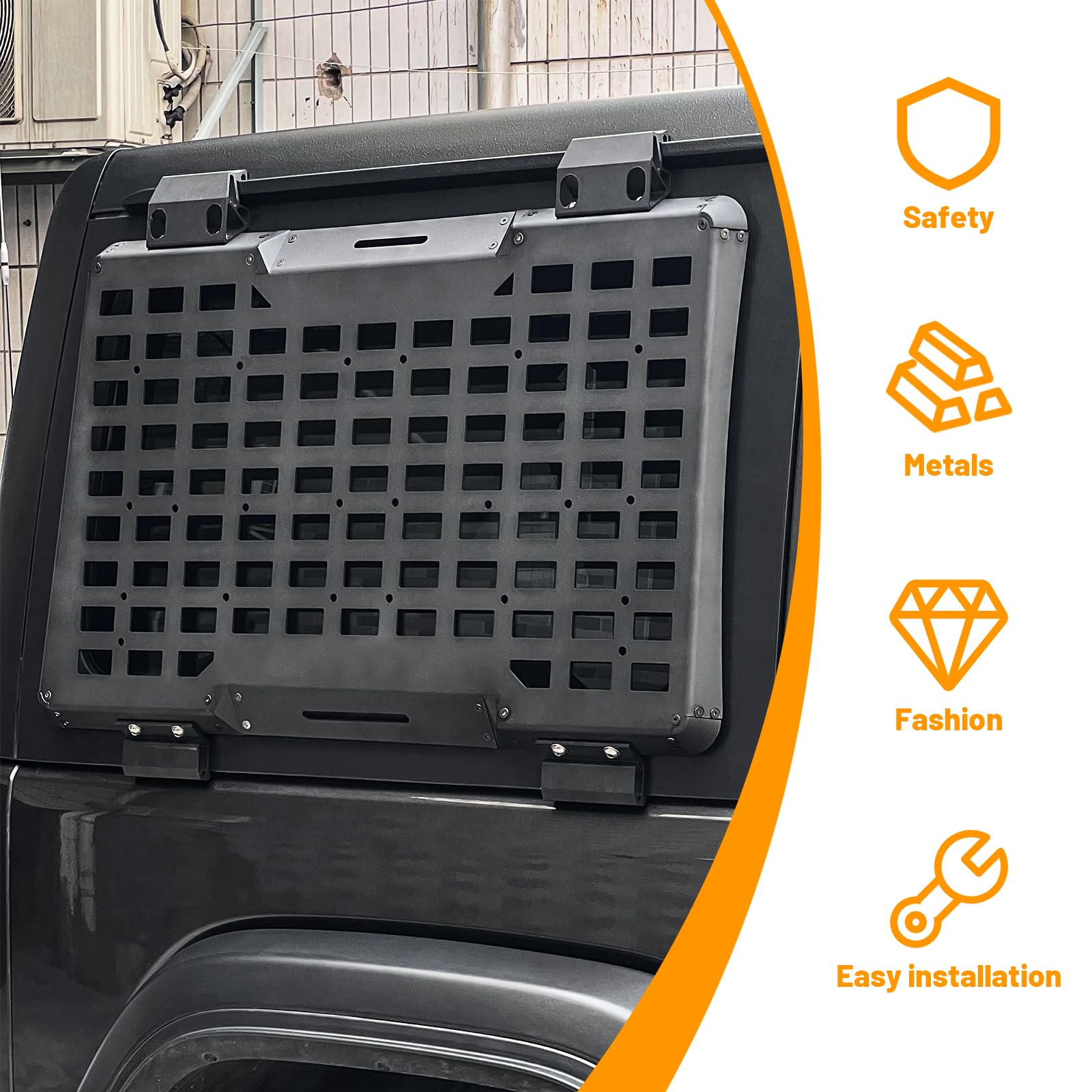 Modułowy panel Molle na tylną  – Cargo Rack Aluminum recenzja i cena