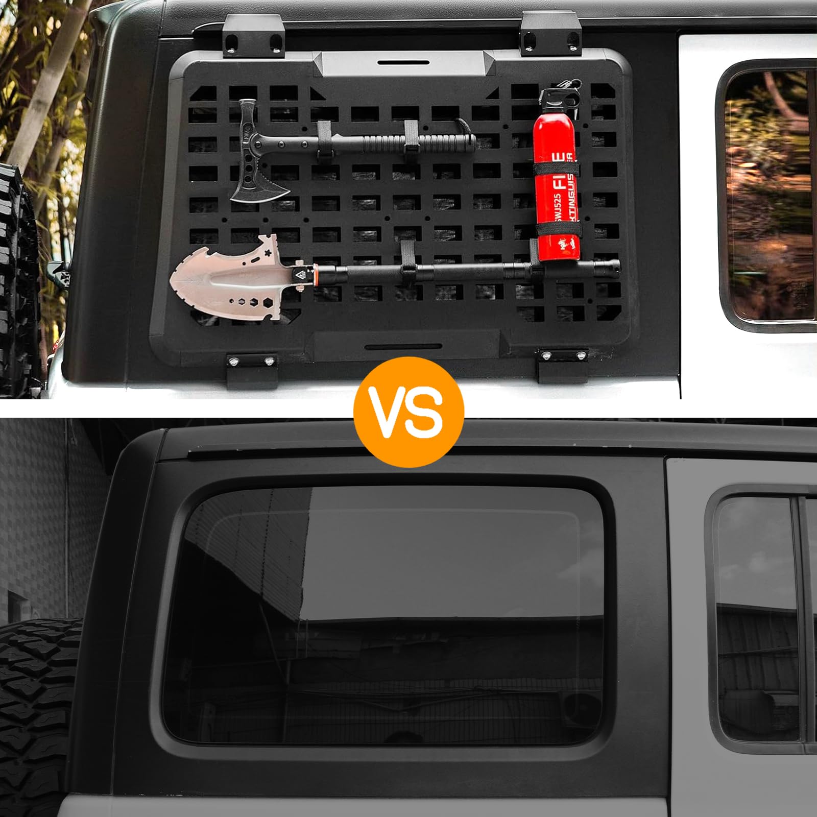 Modułowy panel Molle na tylną  – Cargo Rack Aluminum recenzja i cena