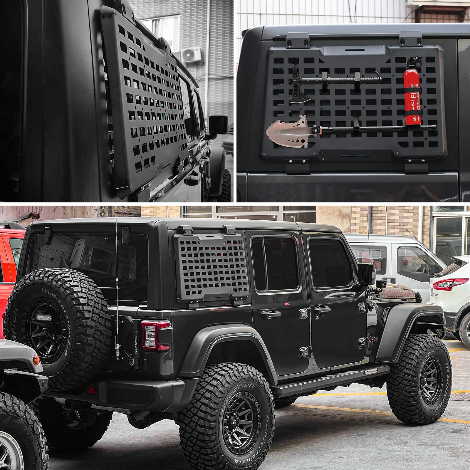 Modułowy panel Molle na tylną  – Cargo Rack Aluminum recenzja i cena