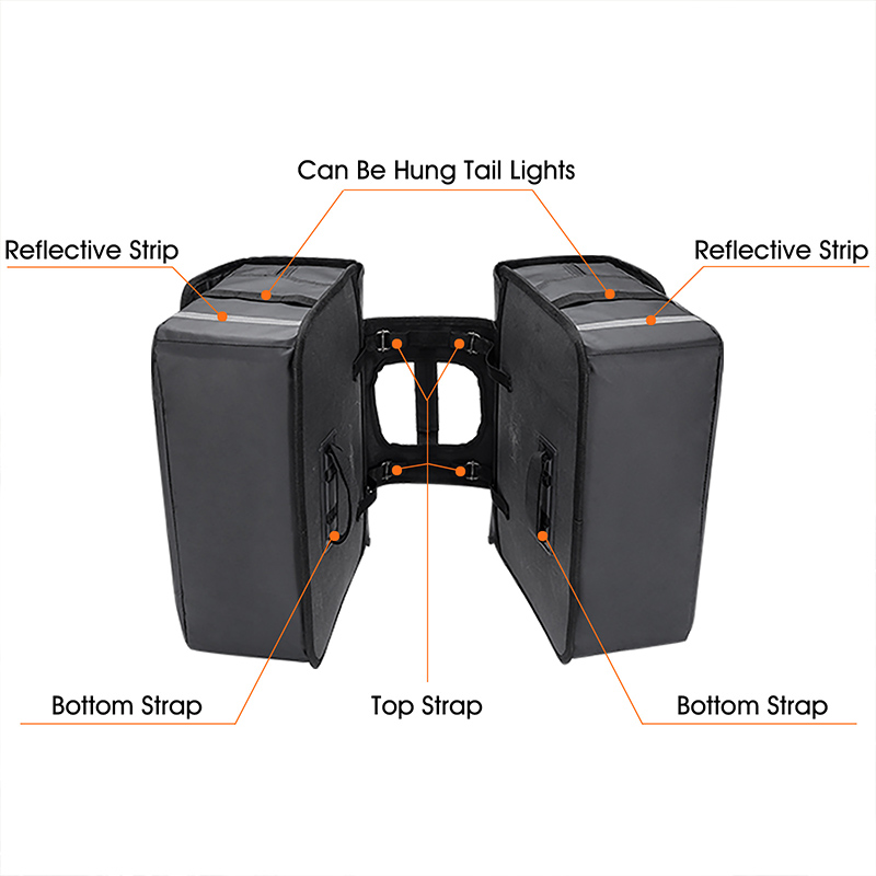WEST BIKING 36L Duże Sakwy Row – Panniers Waterproof Rear recenzja i cena